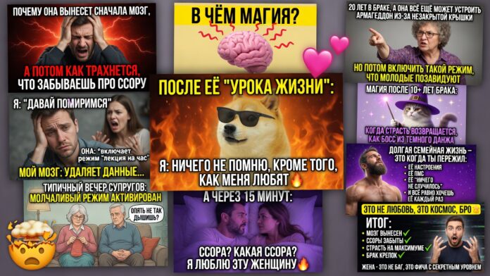 Почему она сначала вынесет тебе мозг, а потом так трахнется, что ты забываешь про всю ссору. В чём, сука, магия? Почему она сначала вынесет тебе мозг, а потом так трахнется, что ты забываешь про всю ссору. В чём, сука, магия?