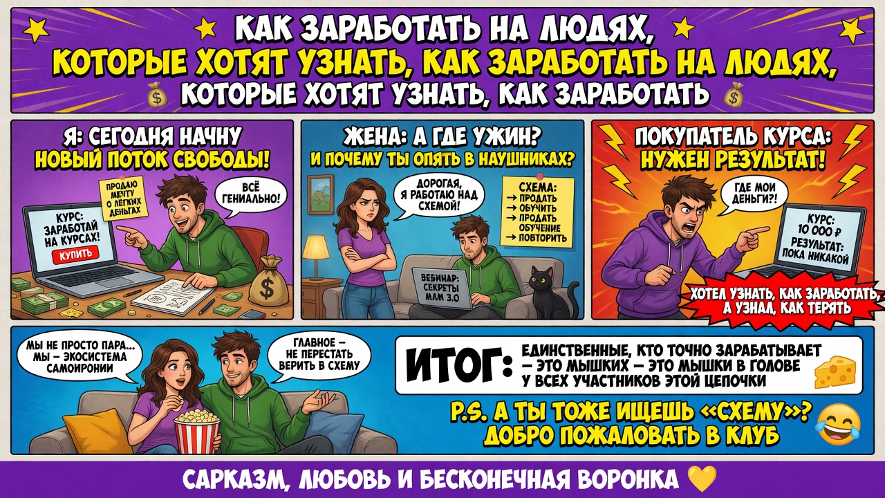 Как заработать на людях, которые хотят узнать, как заработать на людях, которые хотят узнать, как заработать