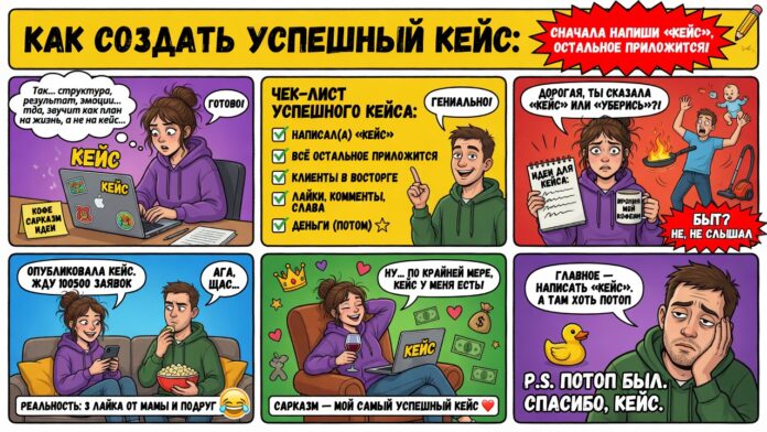 Коучи учат чистой магии: «Как создать успешный кейс: сначала напиши „КЕЙС“, остальное приложится» Коучи учат чистой магии: "Как создать успешный кейс: сначала напиши „КЕЙС“, остальное приложится"
