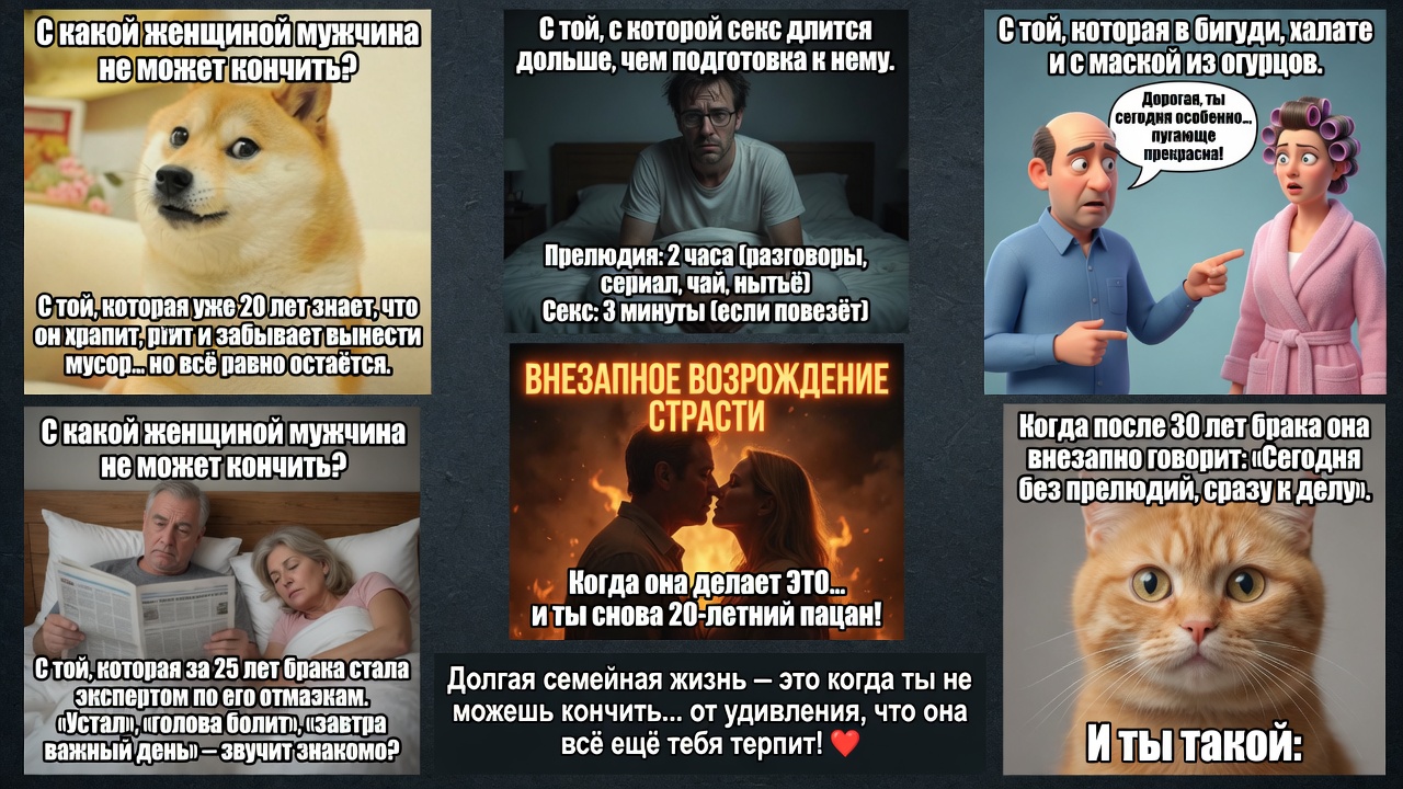 С какой женщиной мужчина не может кончить?