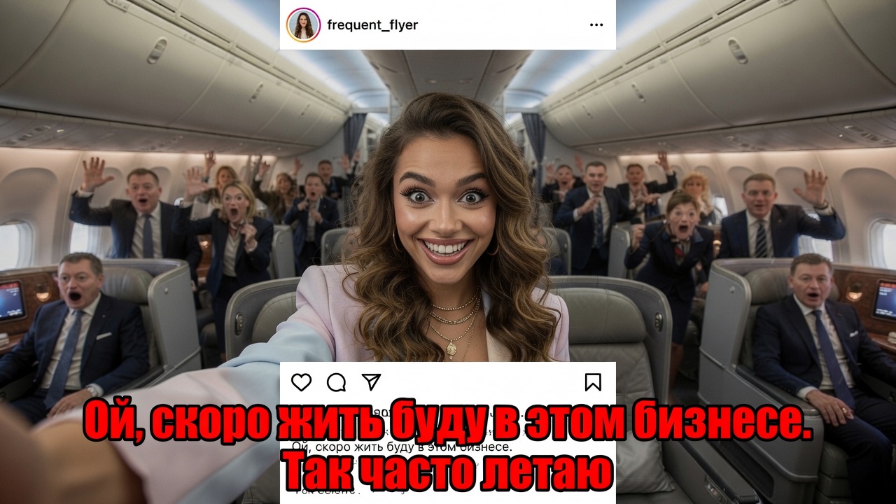 Бизнес-класс у шторки: как блогеры проёПывают остатки достоинства ради одной фотки перед взлетом