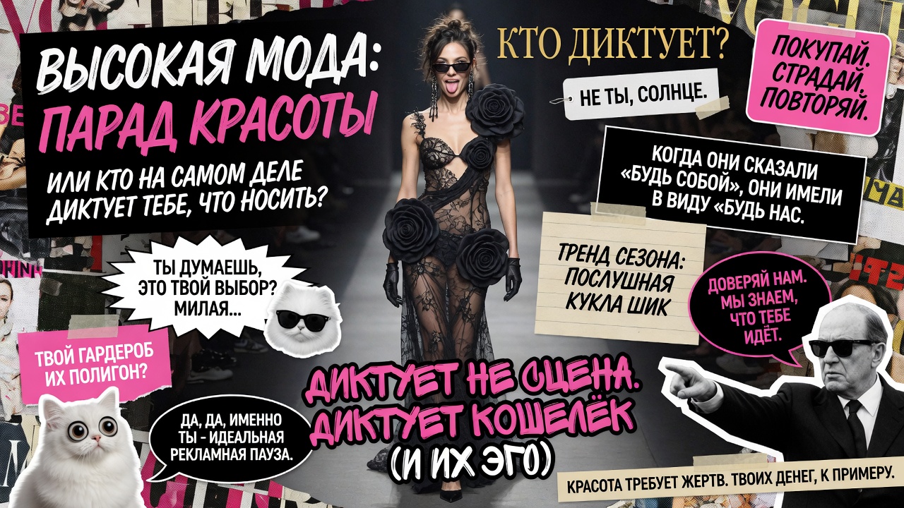 Высокая мода: Парад красоты или кто на самом деле диктует тебе в чём выйти за хлебом?