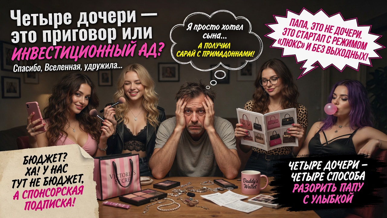 Четыре дочери — это приговор или инвестиционный ад?