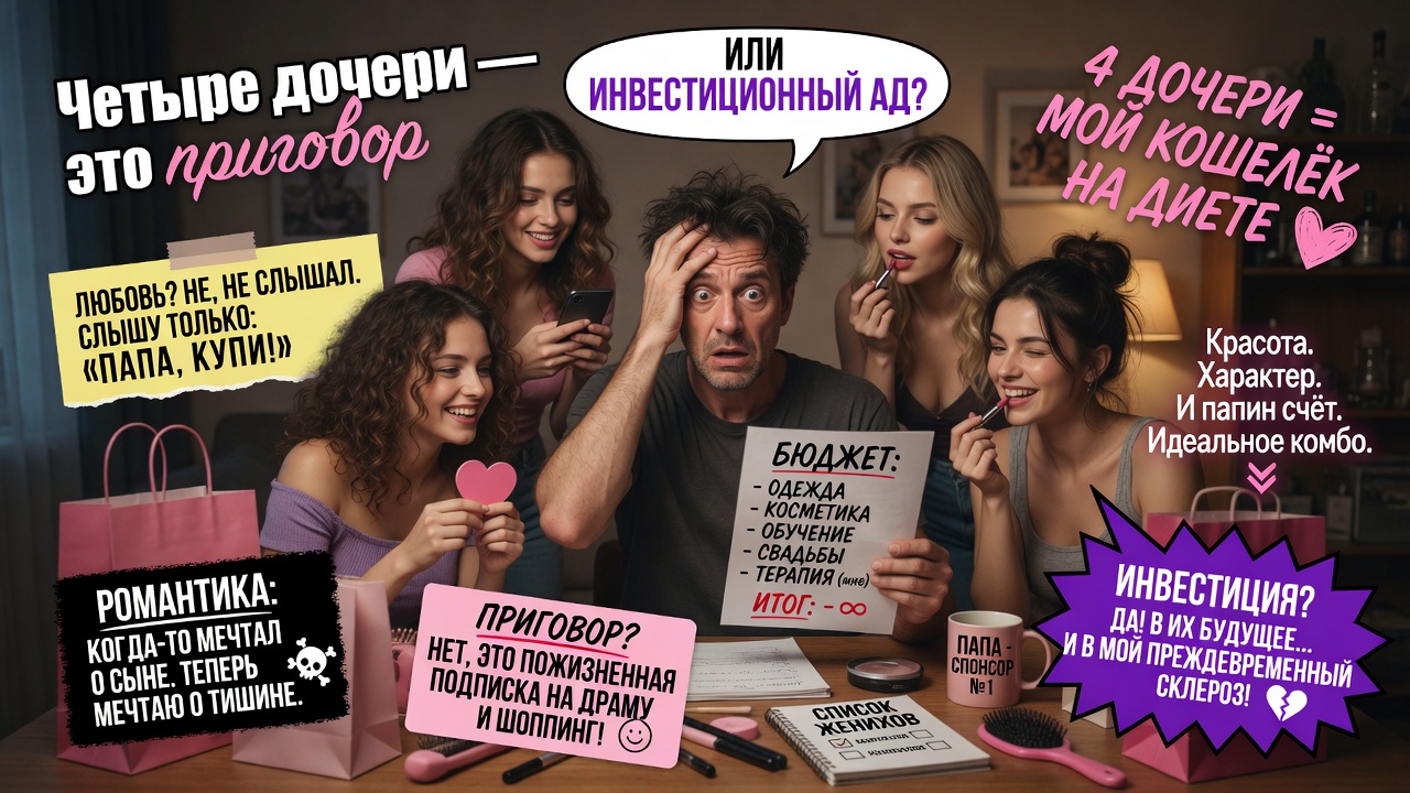 Четыре дочери — это приговор или инвестиционный ад?